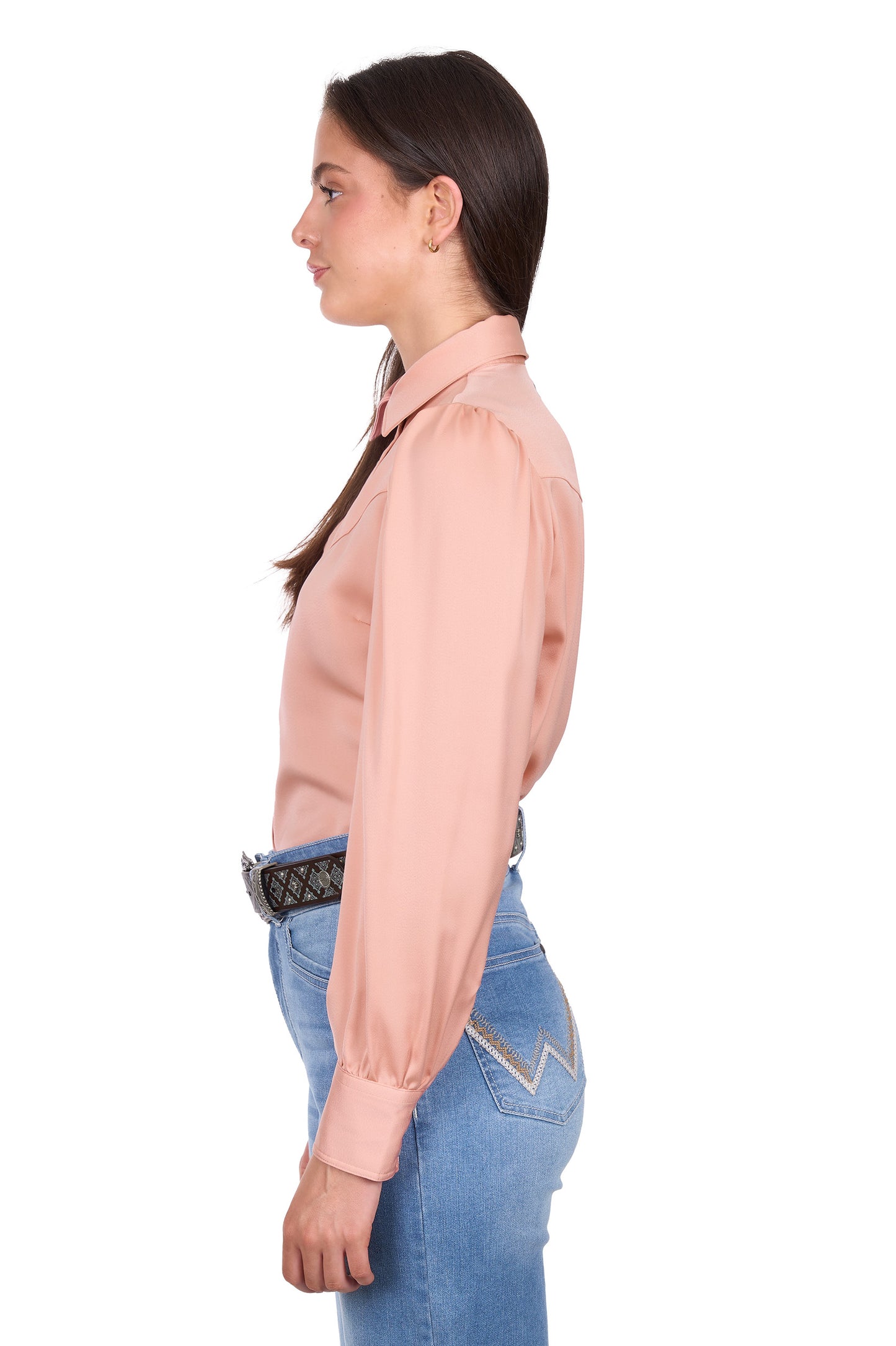 Wrangler Women’s Scarlet Long Sleeve Shirt - Pink