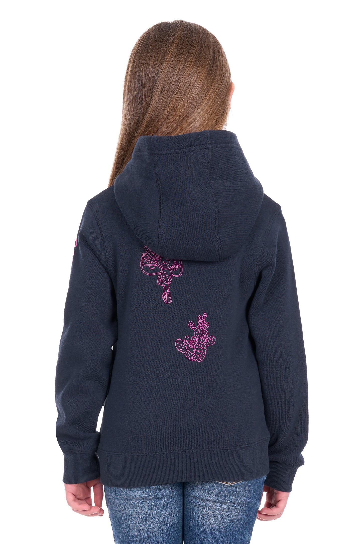 Wrangler Girl’s Mallory Pullover Hoodie - Navy