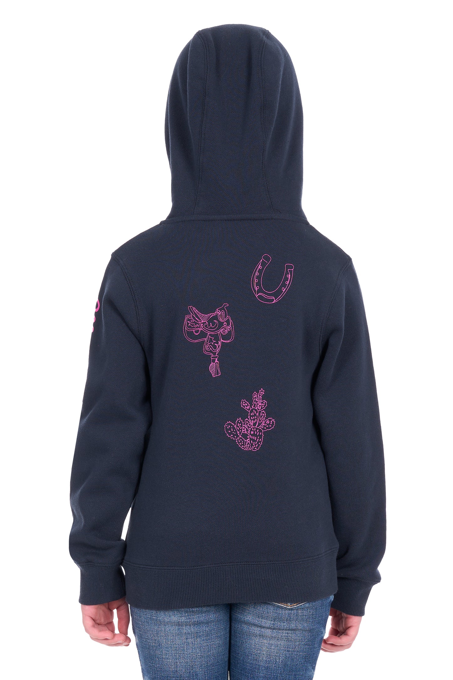 Wrangler Girl’s Mallory Pullover Hoodie - Navy