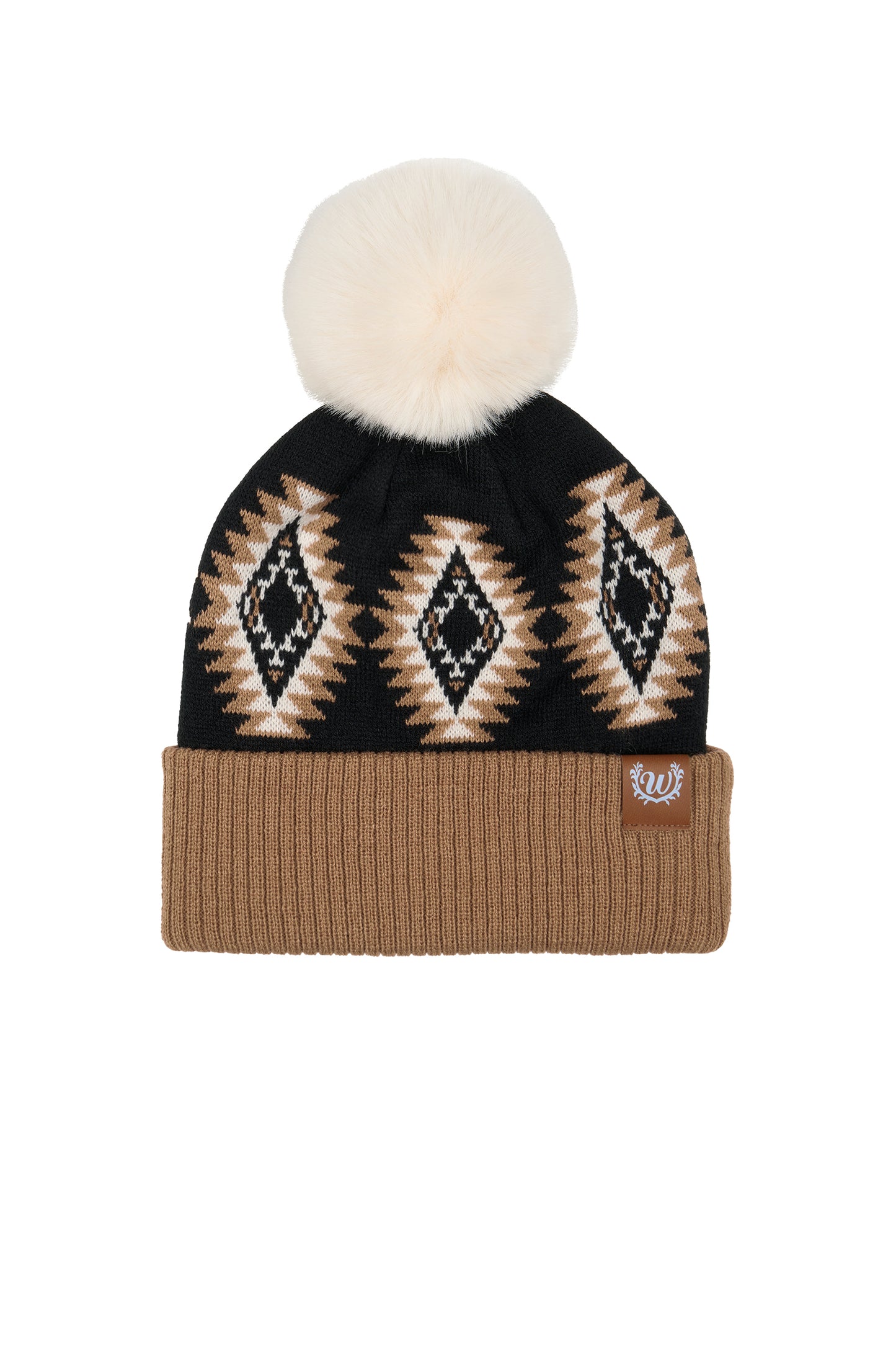 Wrangler Kate Beanie - Black/Chocolate