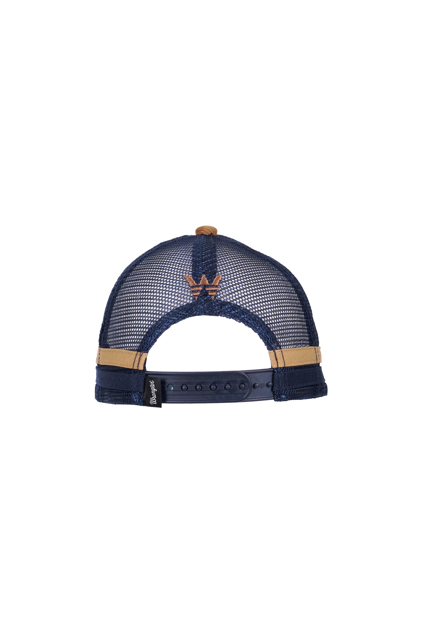 Wrangler Kid’s Conner Trucker Cap - Tan/Navy