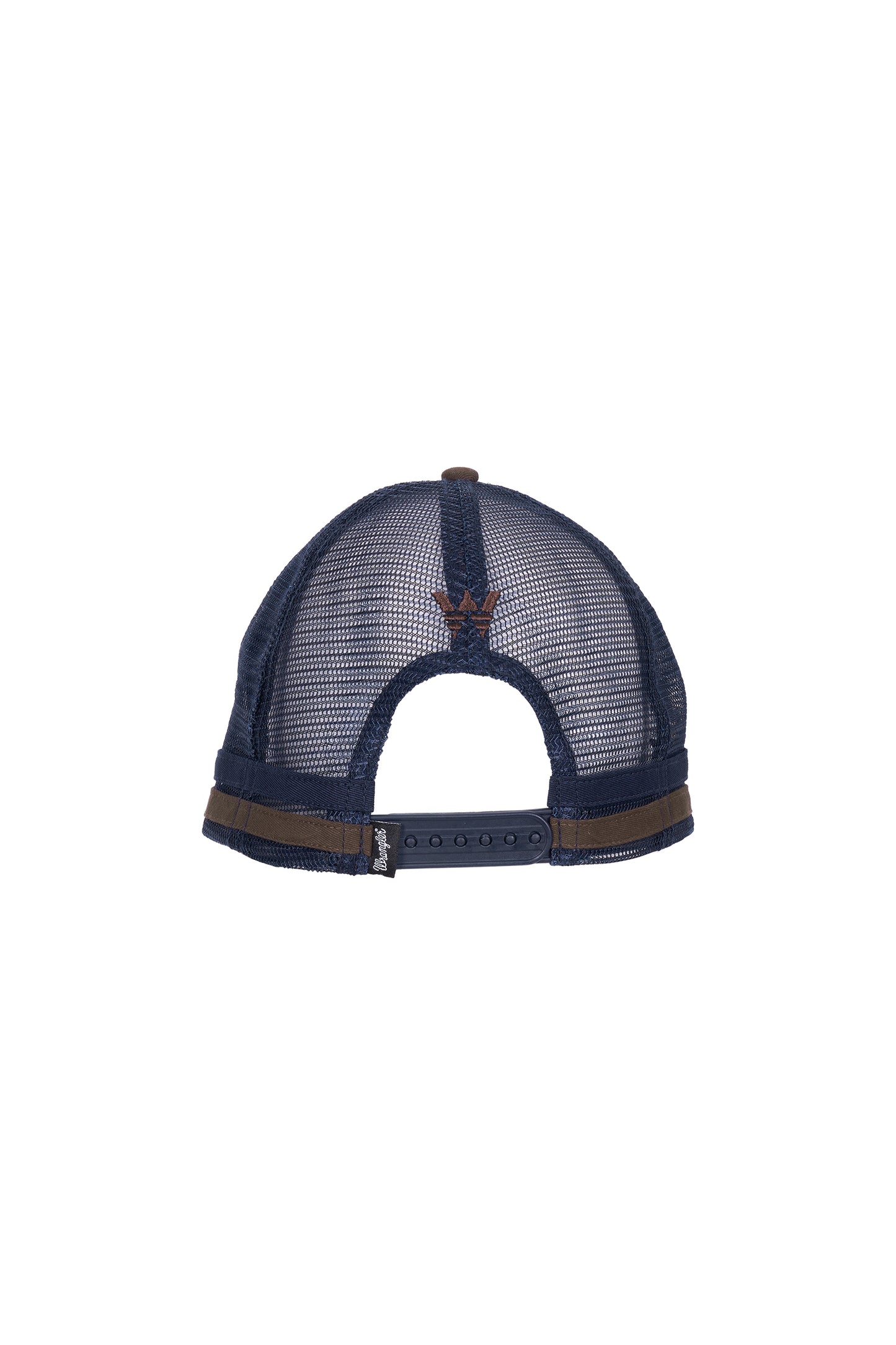 Wrangler Men's Authentic High Profile Trucker Cap - Dark Tan/Navy