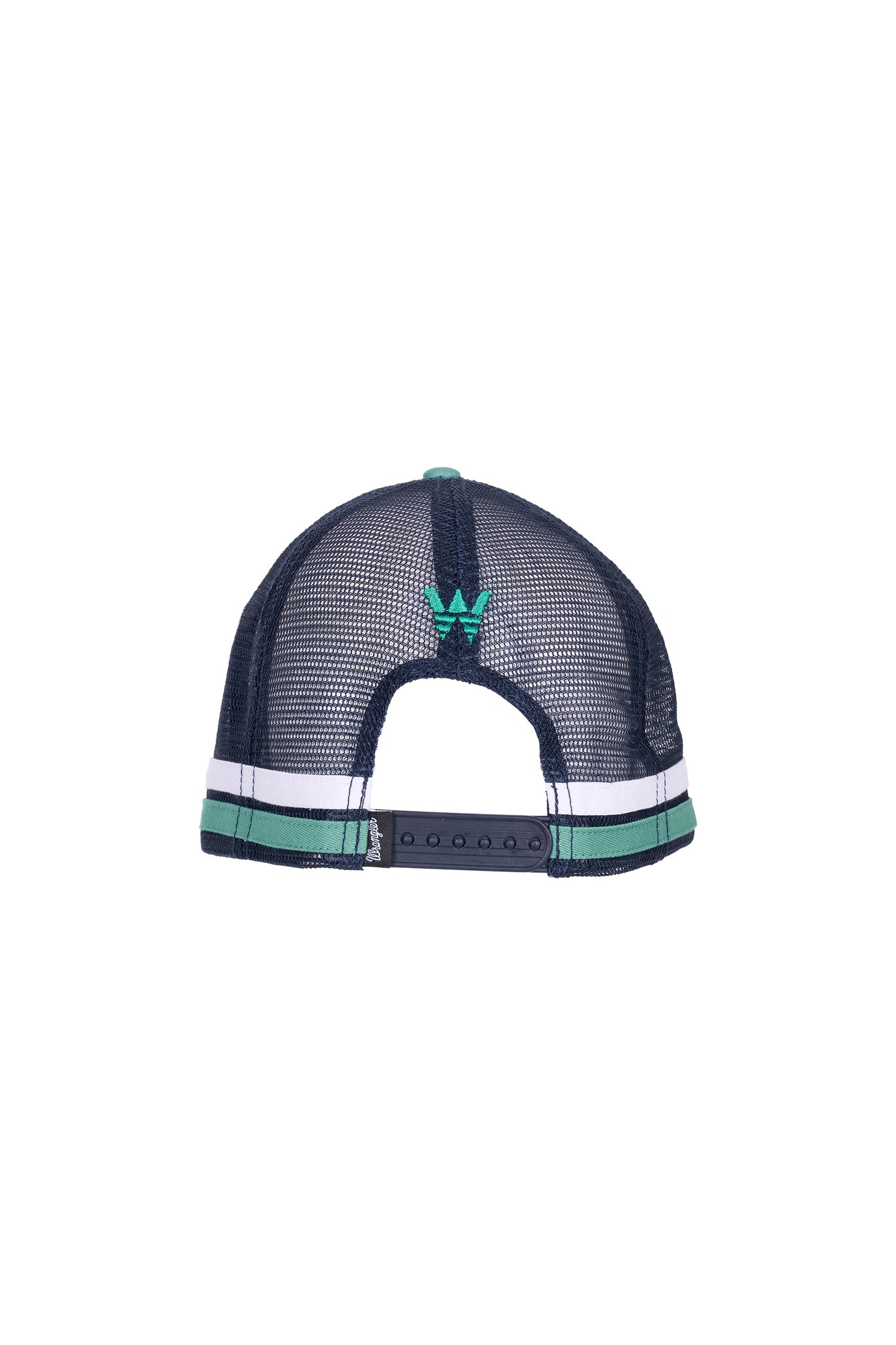 Wrangler Arthur High Profile Trucker Cap - Sage/Navy