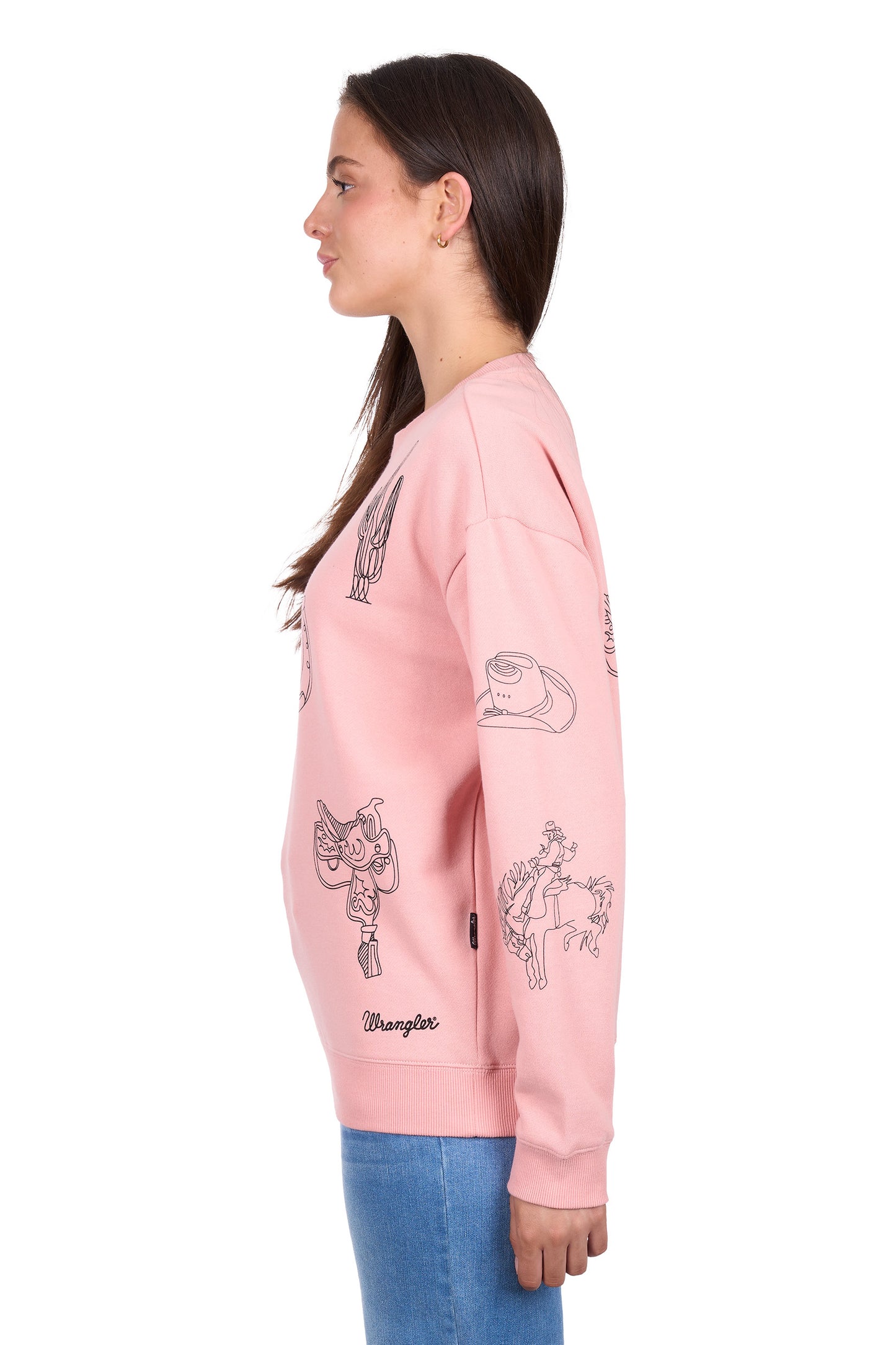 Wrangler Women’s Mallory Crew - Rose