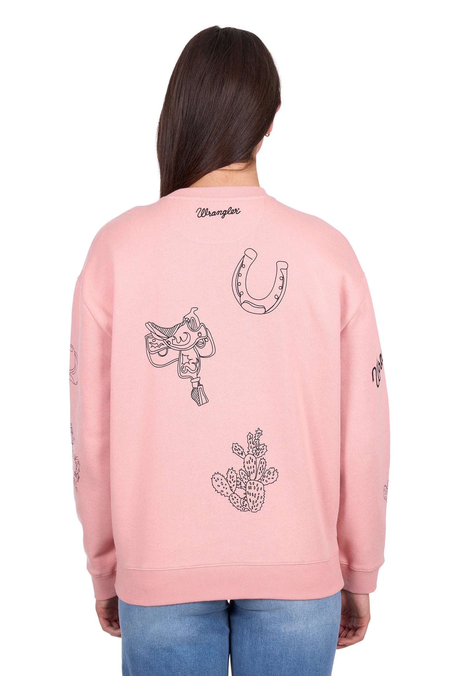 Wrangler Women’s Mallory Crew - Rose