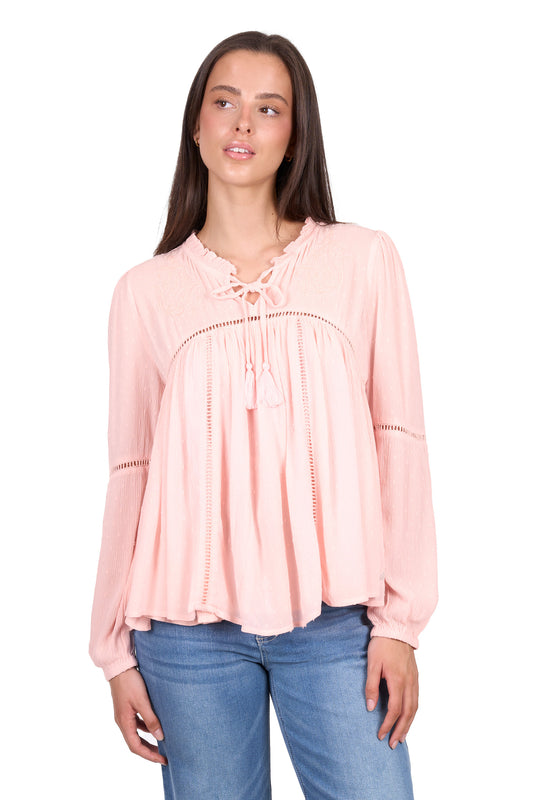 Wrangler Women’s Elissa Long Sleeve Blouse