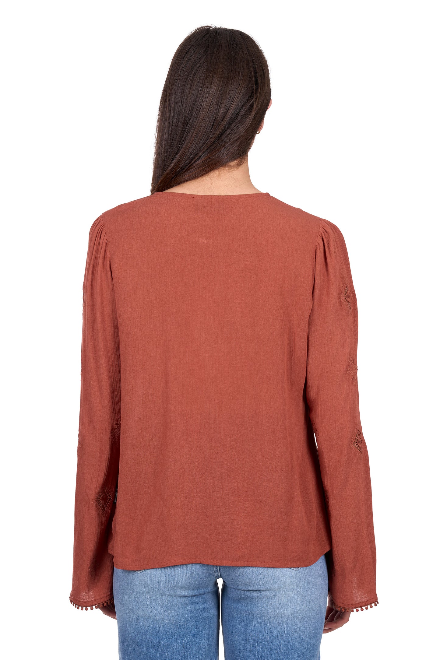 Wrangler Women’s Roxana Long Sleeve Blouse
