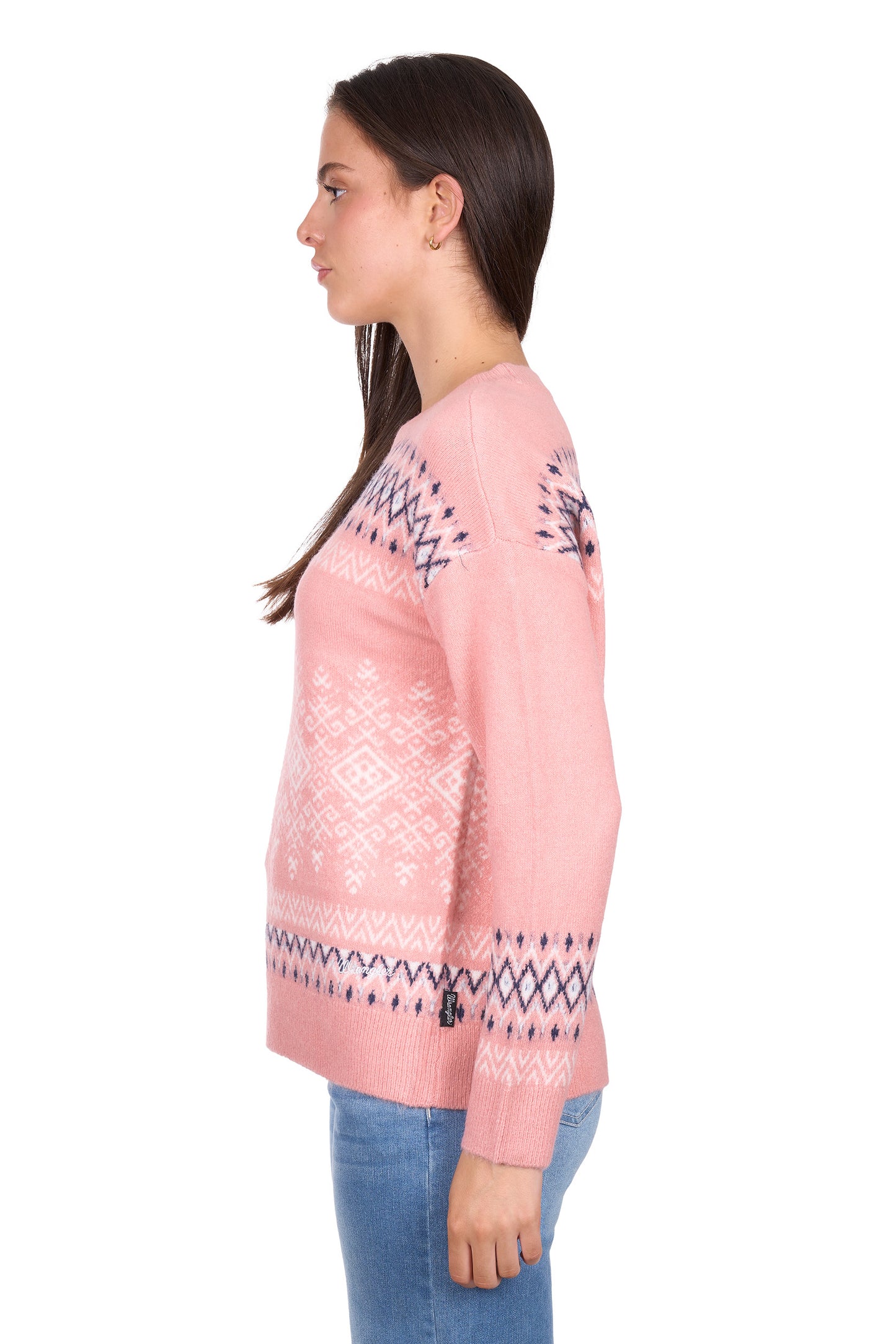 Wrangler Women’s Janey Knitted Pullover – Pink