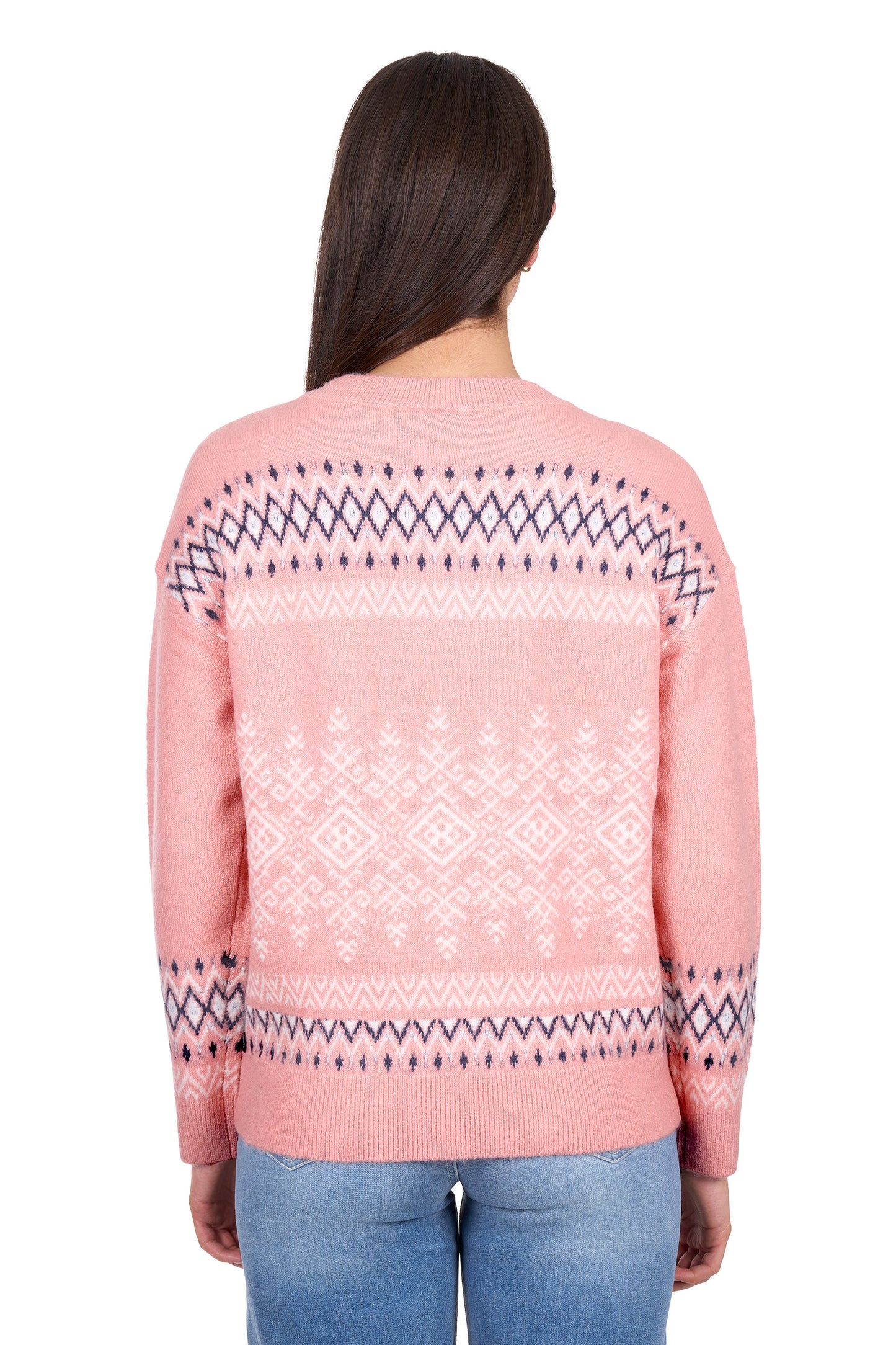 Wrangler Women’s Janey Knitted Pullover – Pink