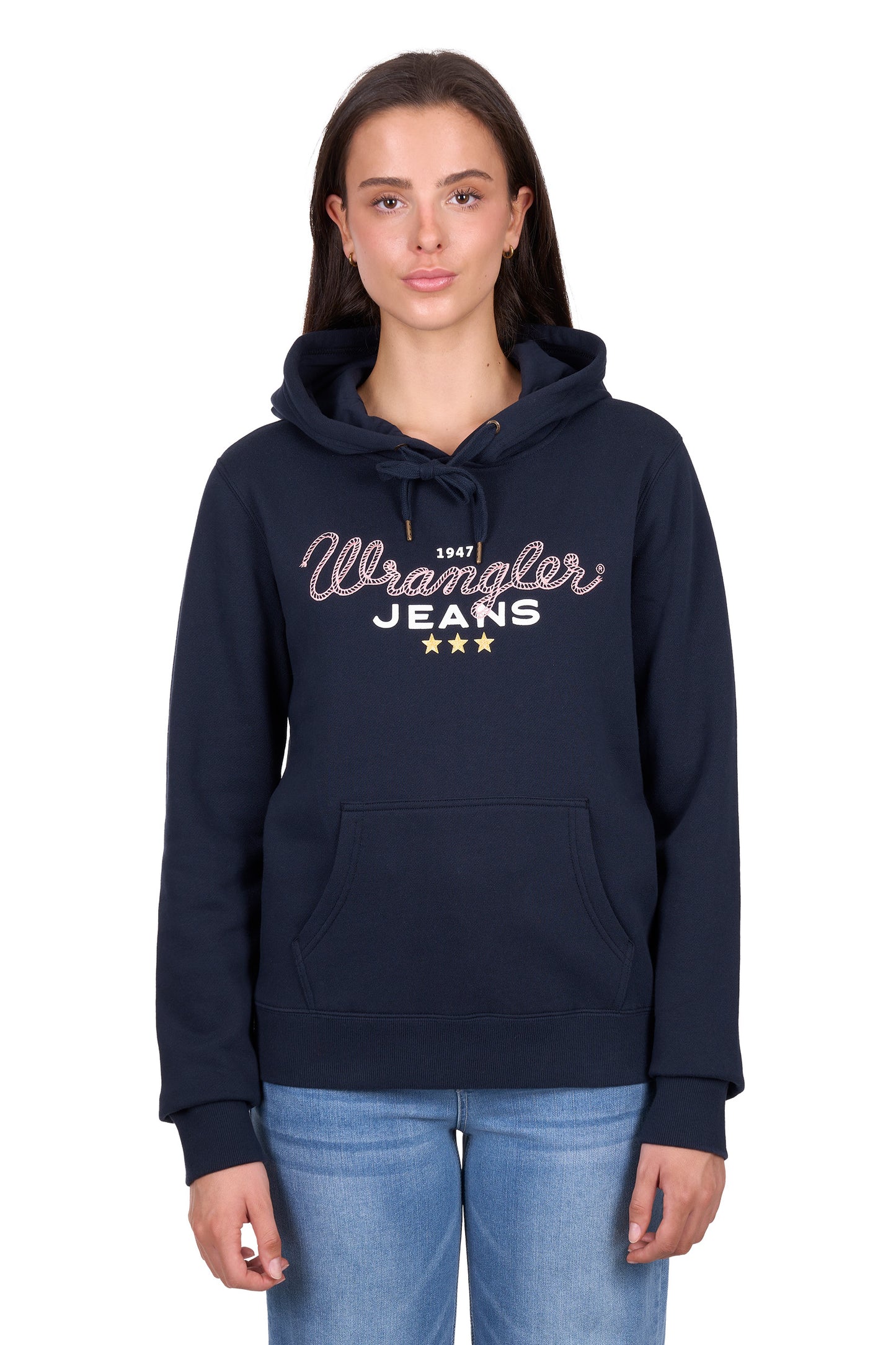 Wrangler Women’s Piper Pullover Hoodie - Navy