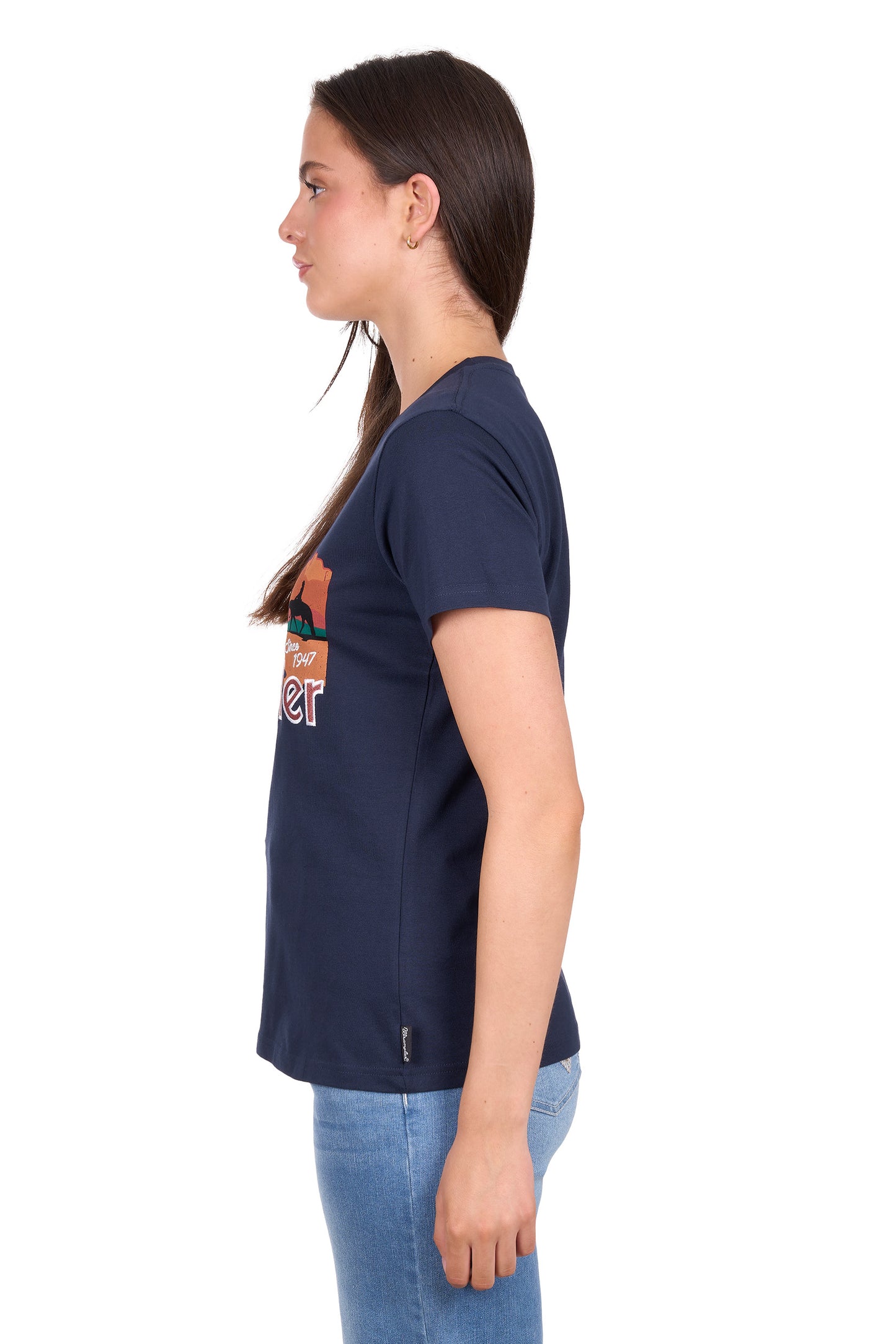 Wrangler Women’s Natasha Short Sleeve Tee - Navy