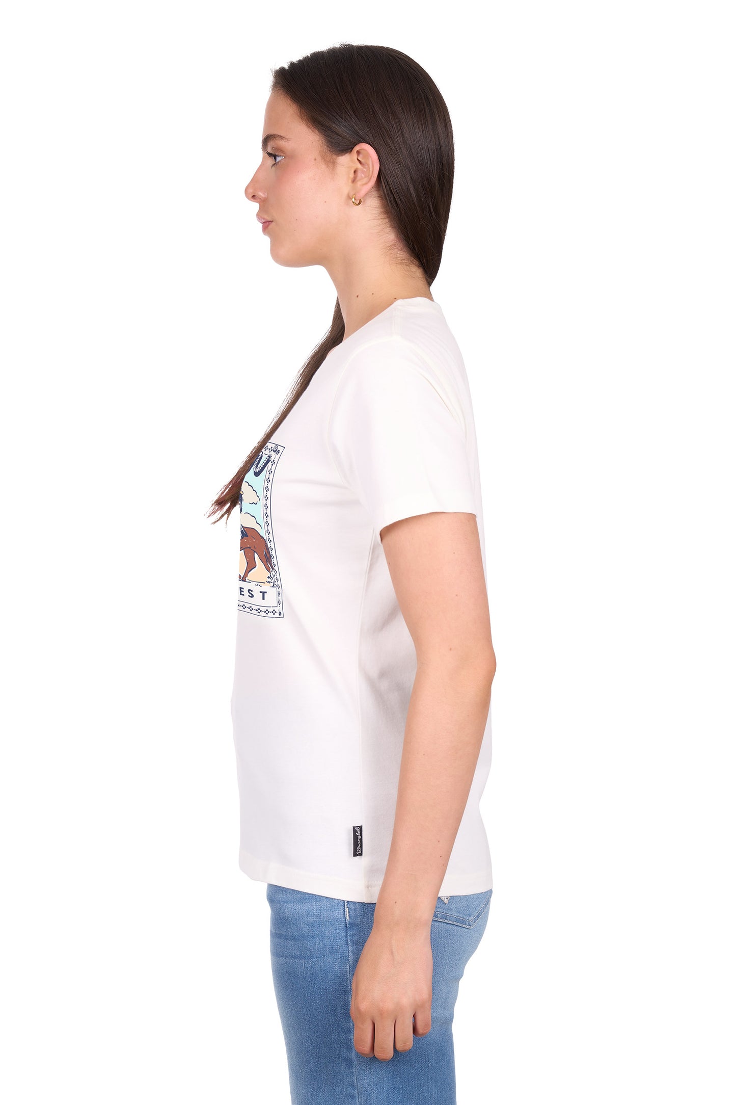 Wrangler Women’s Vanessa Short Sleeve Tee - Cream