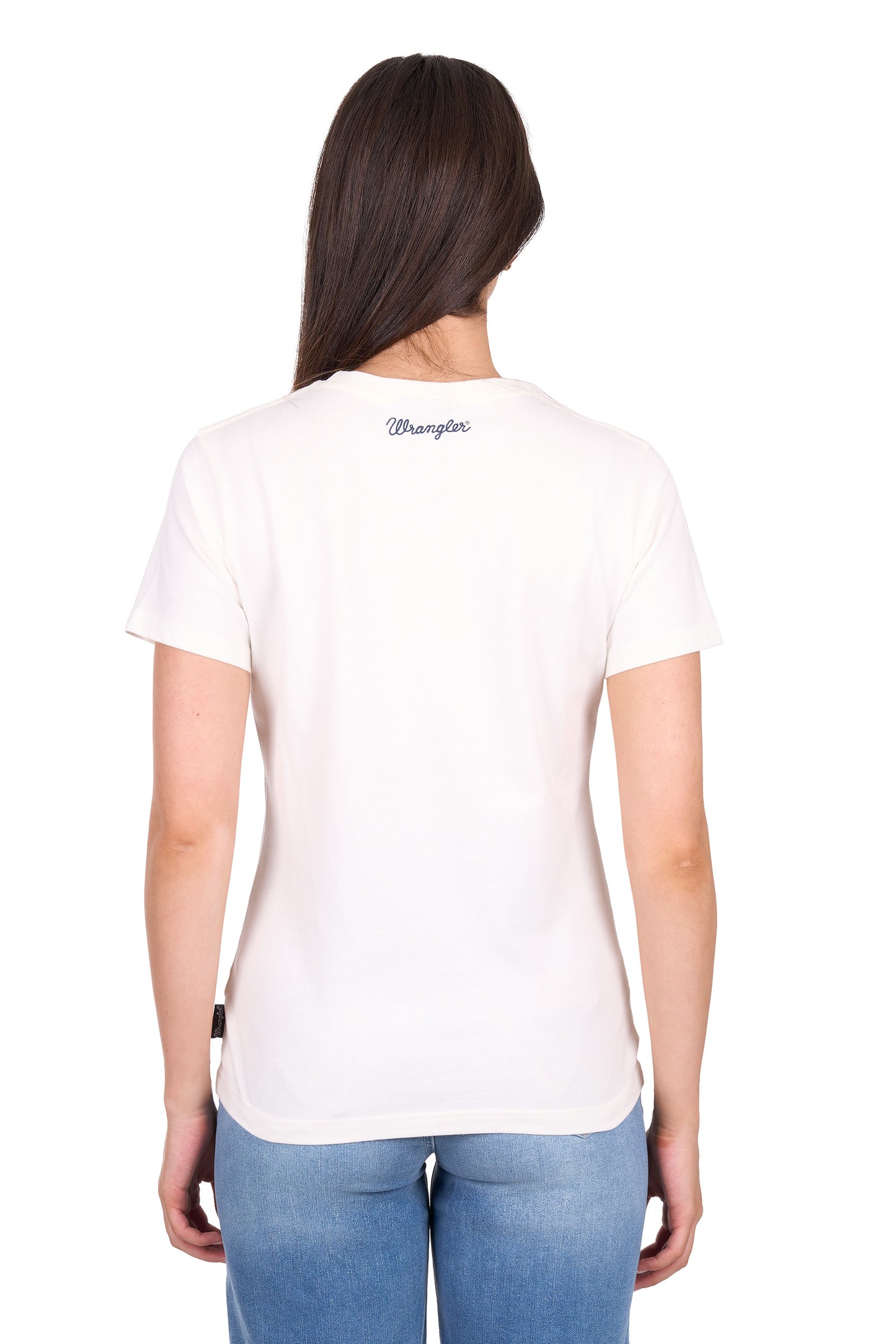 Wrangler Women’s Vanessa Short Sleeve Tee - Cream