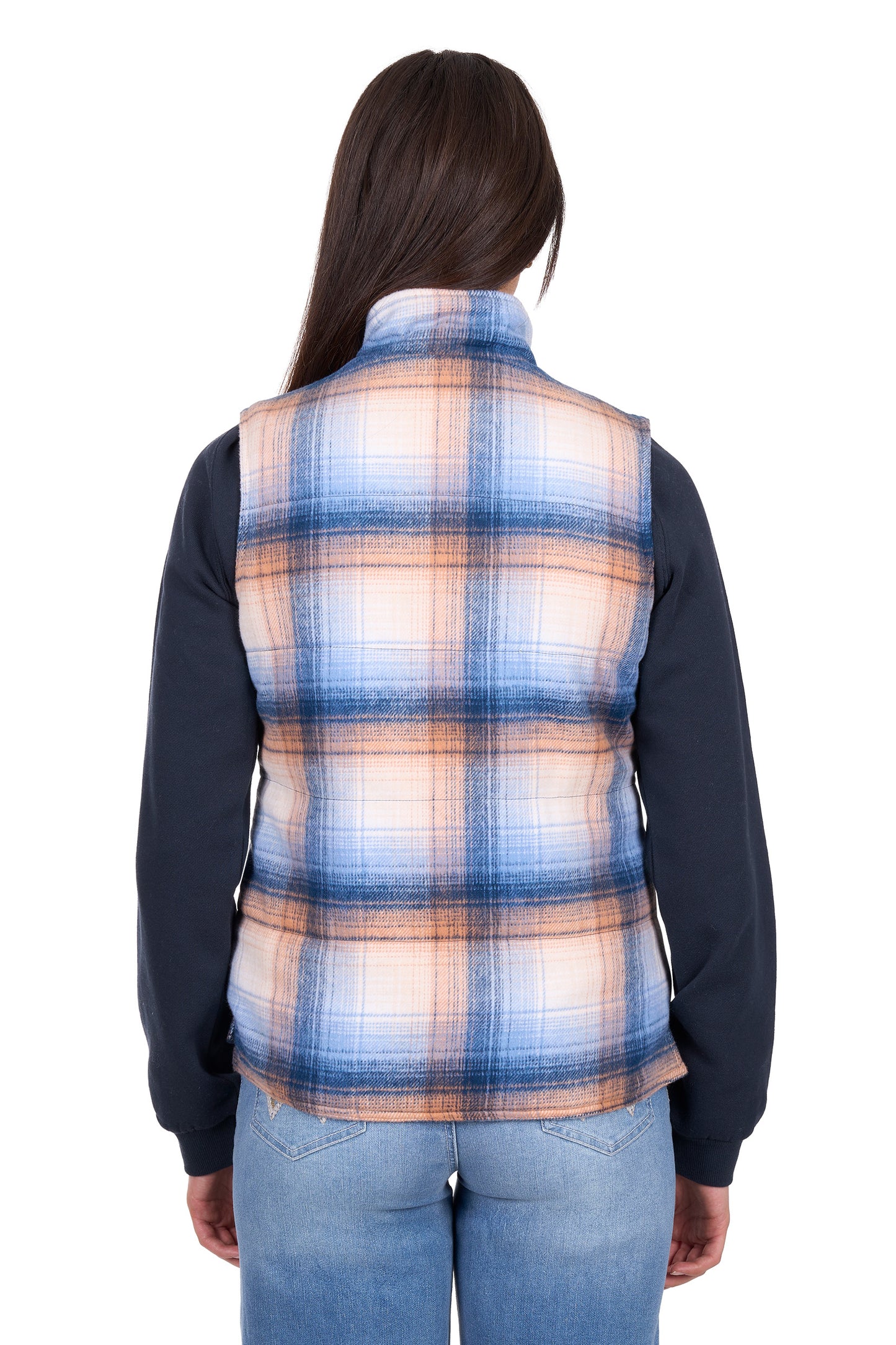 Wrangler Women’s Darla Vest - Blue/Clay