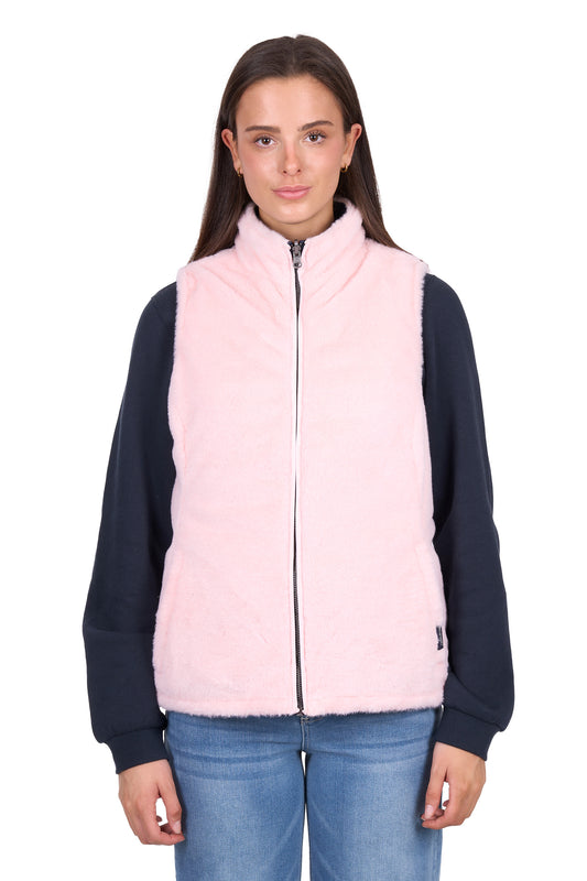 Wrangler Women’s Marta Reversible Vest - Navy/Pink
