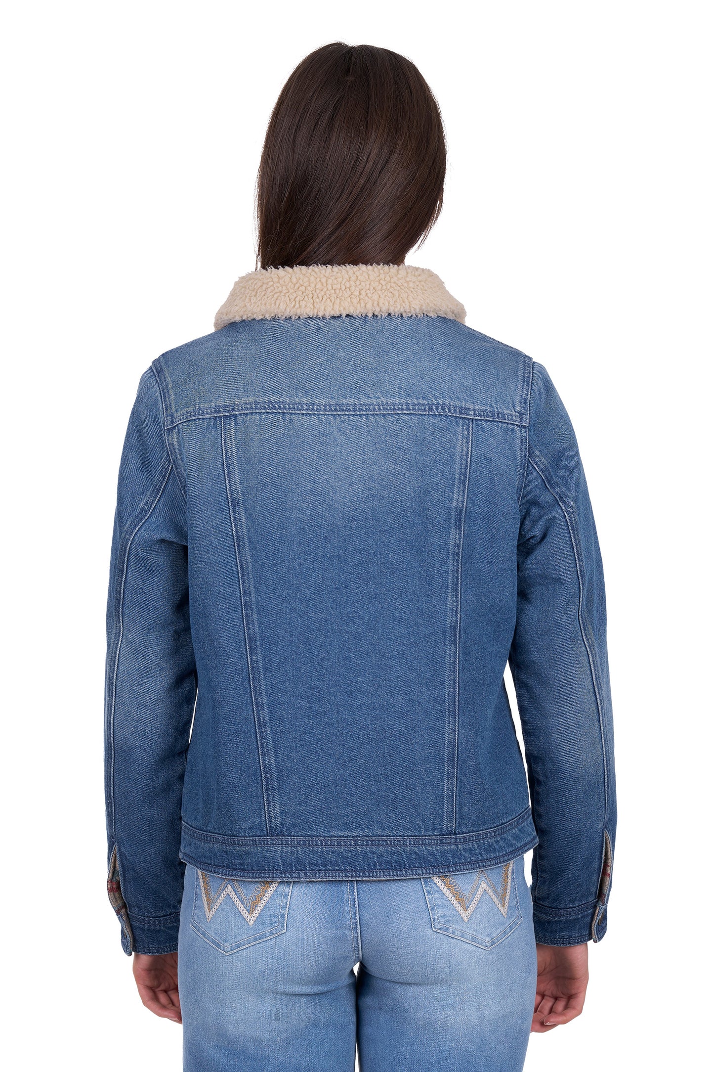 Wrangler Women’s Dixie Reversible Jacket - Denim/Multi