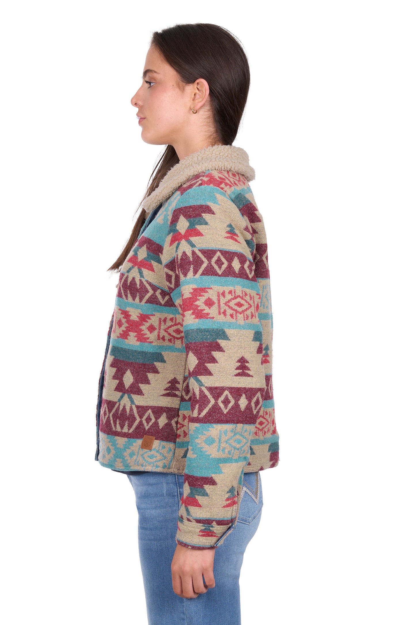 Wrangler Women’s Dixie Reversible Jacket - Denim/Multi