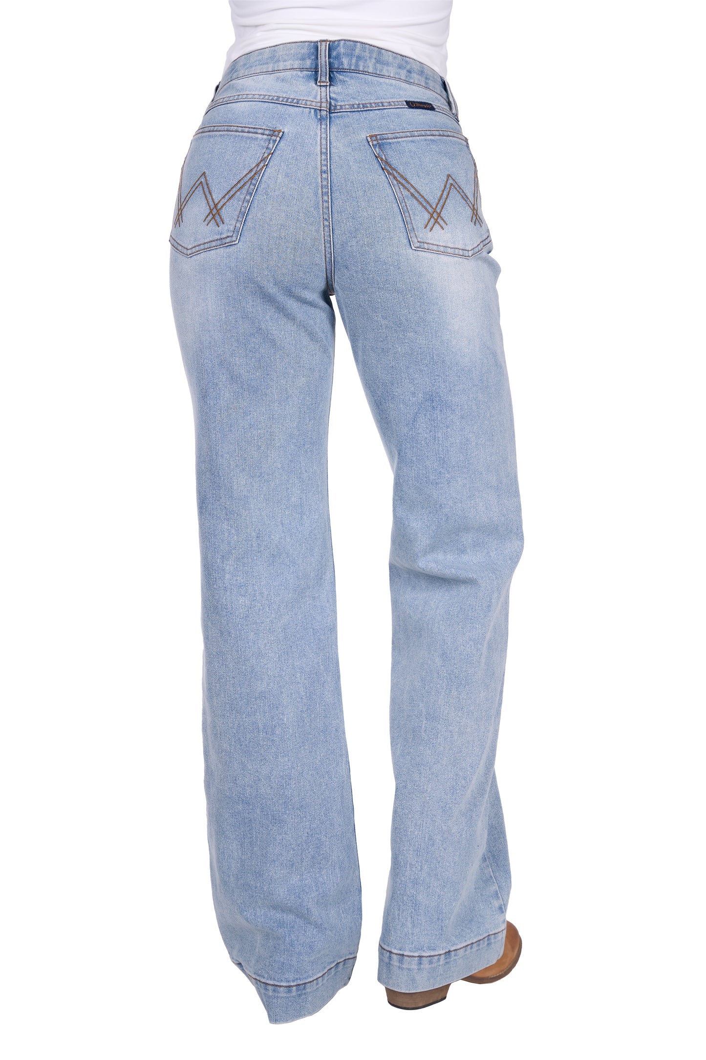Wrangler Women’s Brianna Trouser Jean – Willow 34” Leg