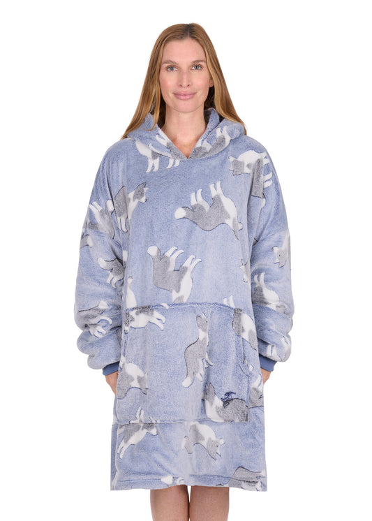 Thomas Cook Adult Dog Snuggle Hoodie - Blue