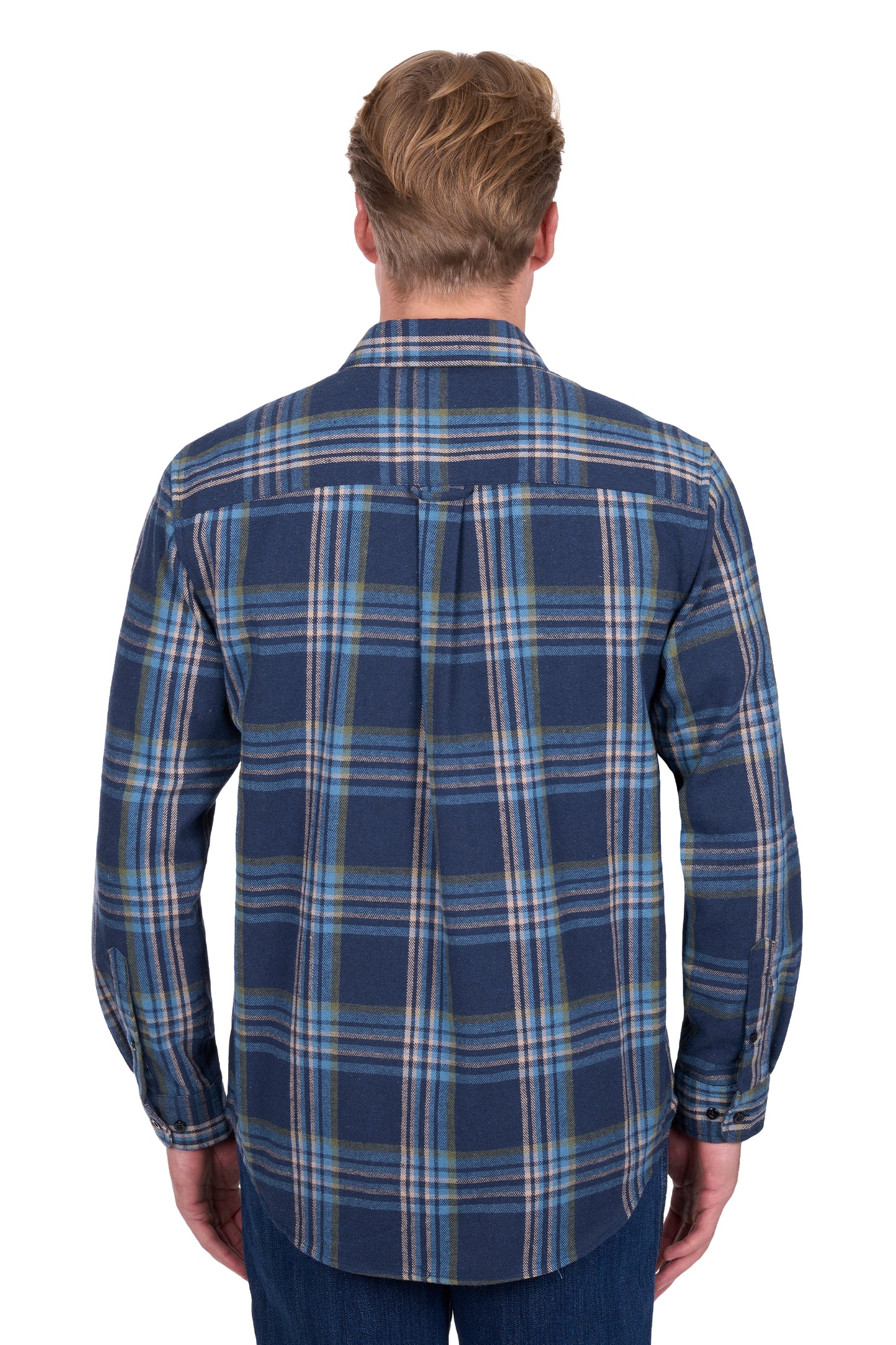 Dux-Bak Men’s Miles Thermal Long Sleeve Shirt - Navy/Teal