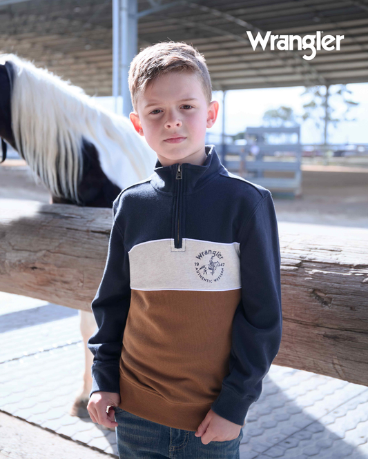 Wrangler Boy’s Steve 1/4 Zip Pullover