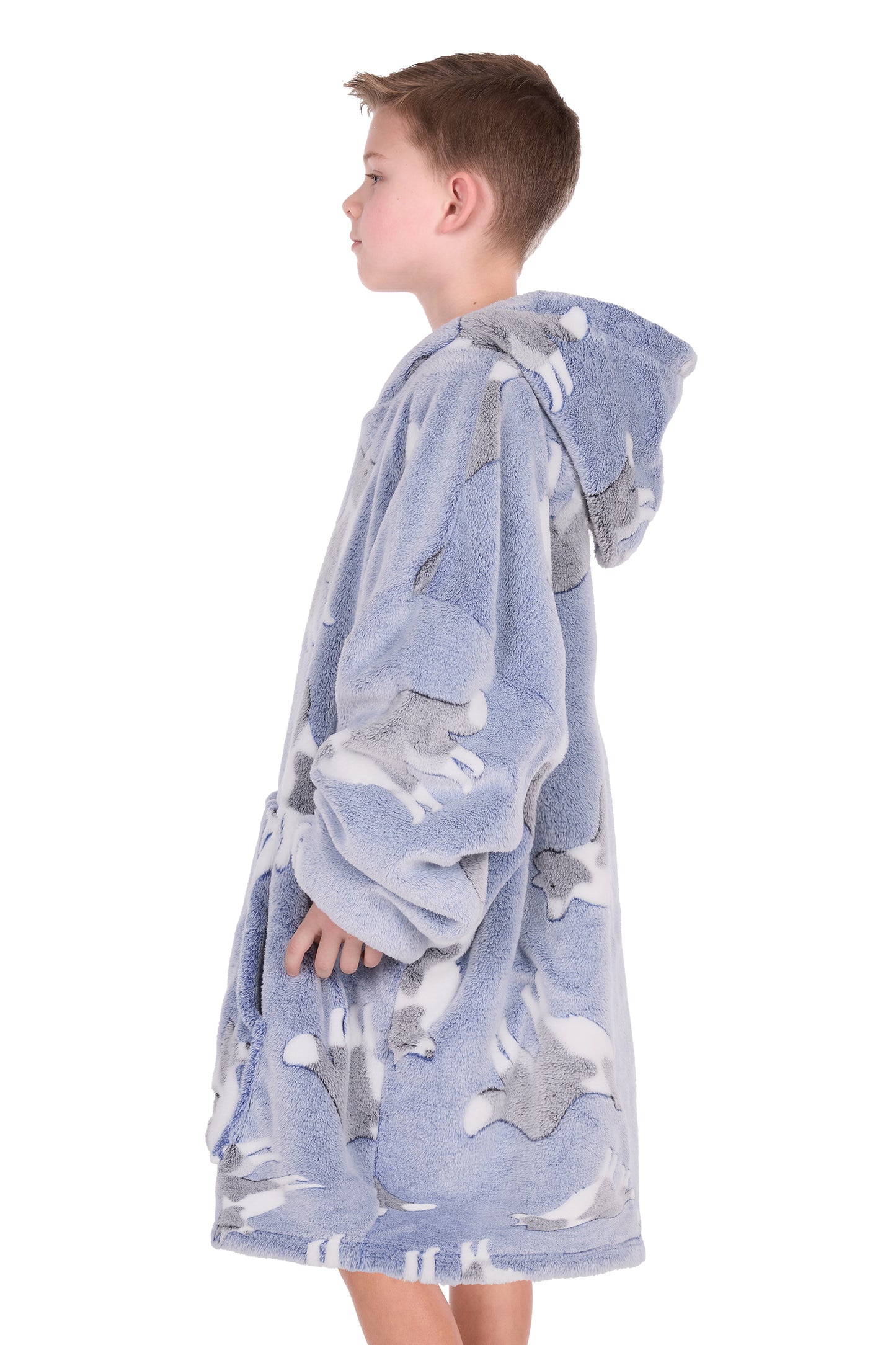 Thomas Cook Kid’s Dog Snuggle Hoodie - Blue