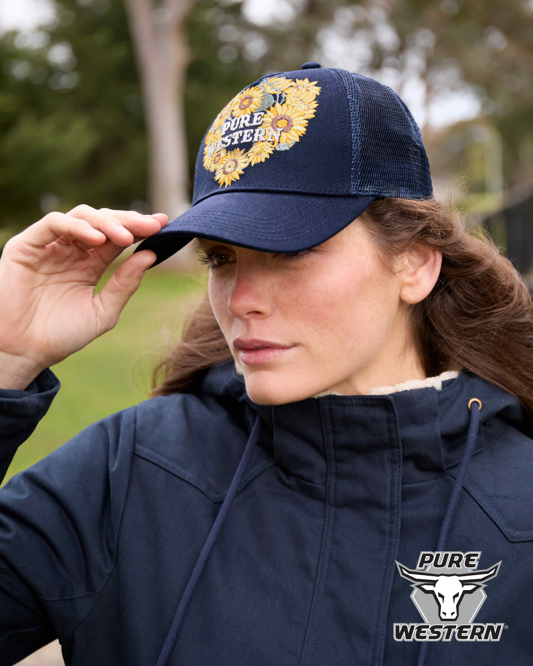 Pure Western Marissa High Profile Trucker Cap