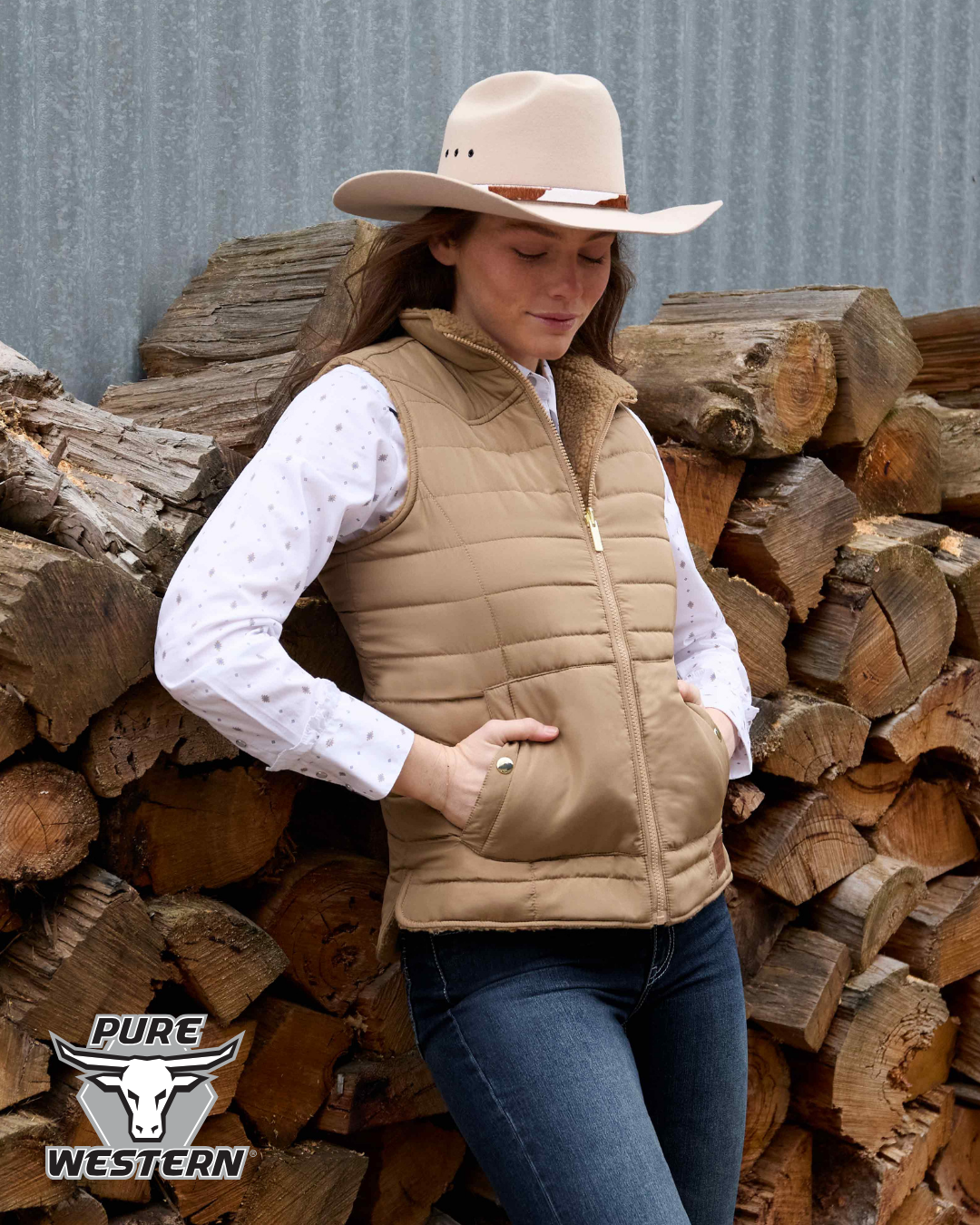 Pure Western Women’s Sherri Reversible Vest