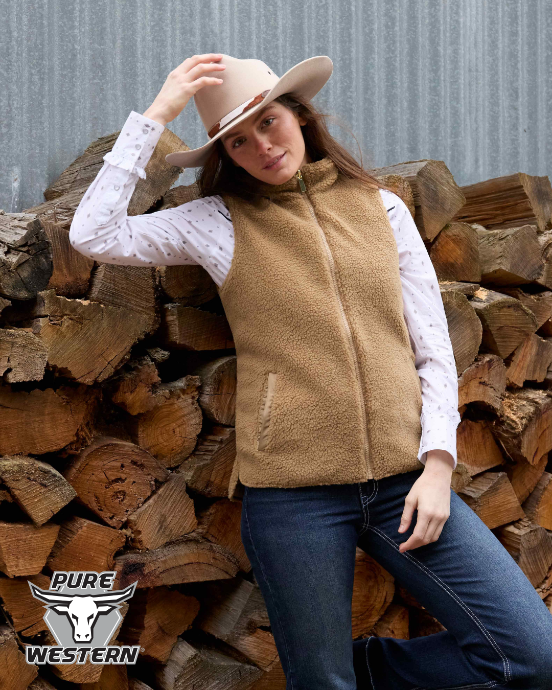 Pure Western Women’s Sherri Reversible Vest