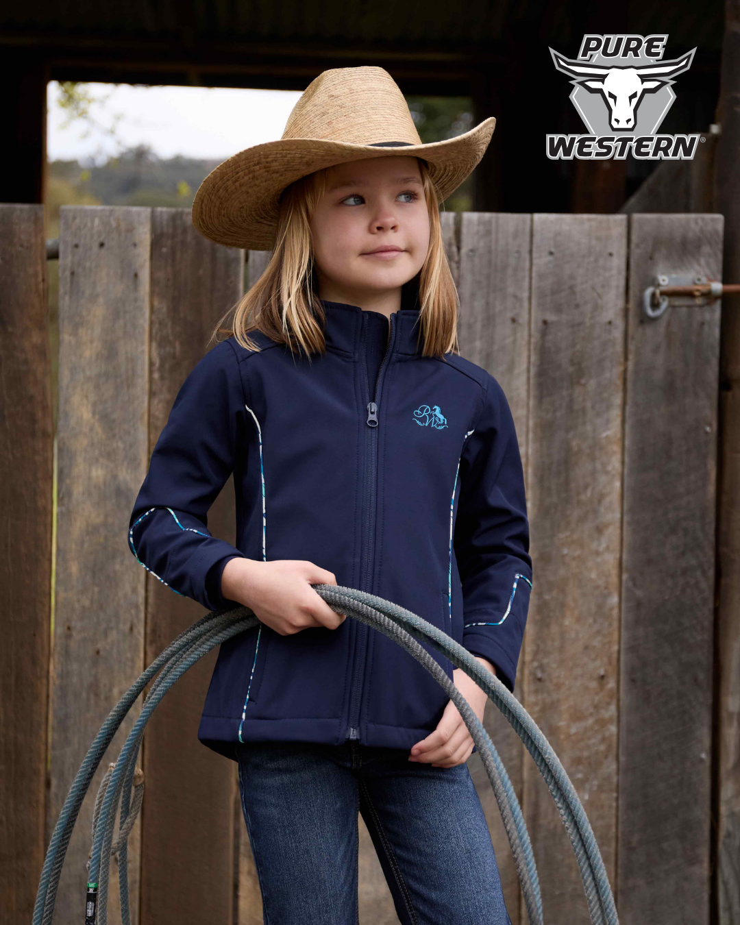 Pure Western | Girl’s Corine Soft Shell Jacket