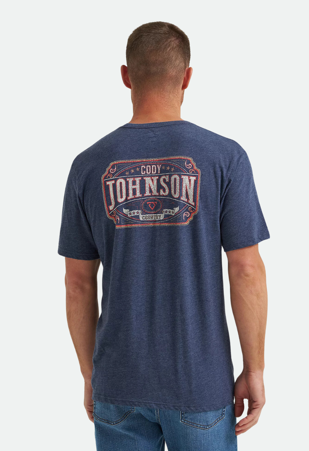 Wrangler Men's Cody Johnson Concert Back Graphic T-Shirt - Country Black
