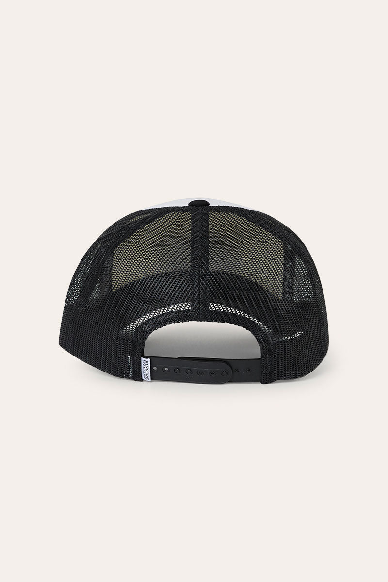 Ringers Western Roadsign Trucker Cap - Black / White