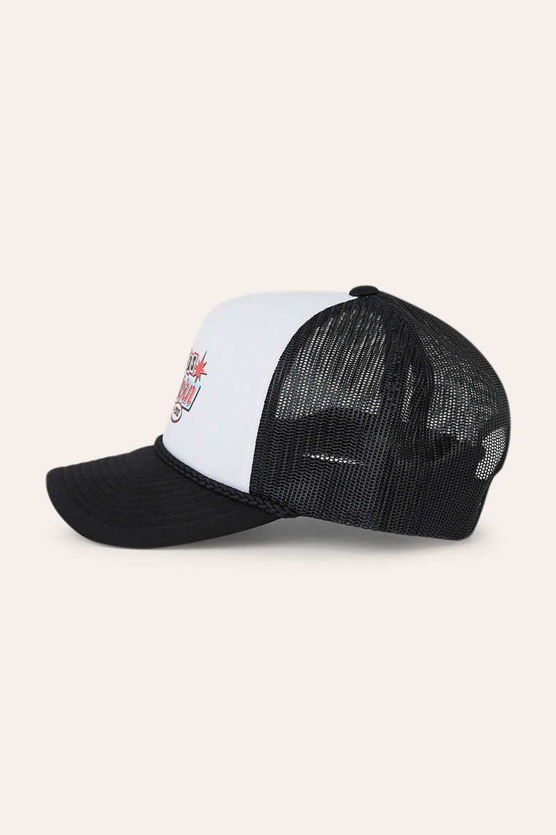 Ringers Western Roadsign Trucker Cap - Black / White