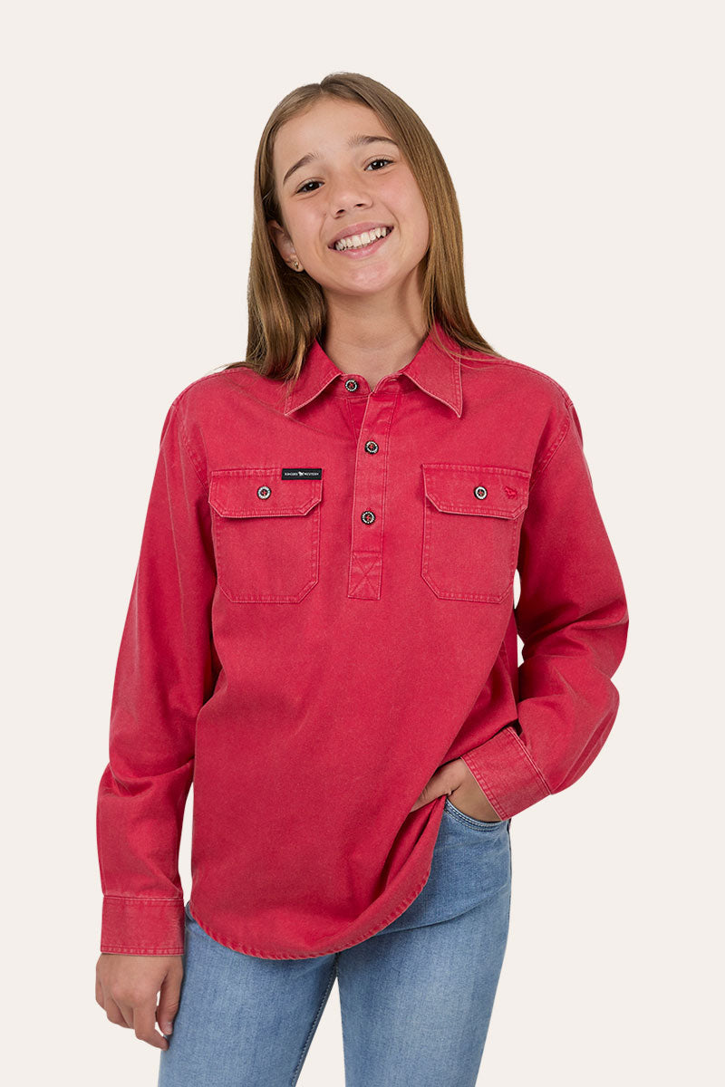 Ringers Western Unisex Youth Ord River Rugged Work Shirt
