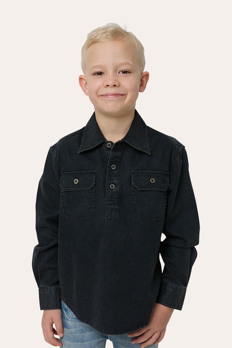 Ringers Western Unisex Kid's Ord River Rugged Work Shirt