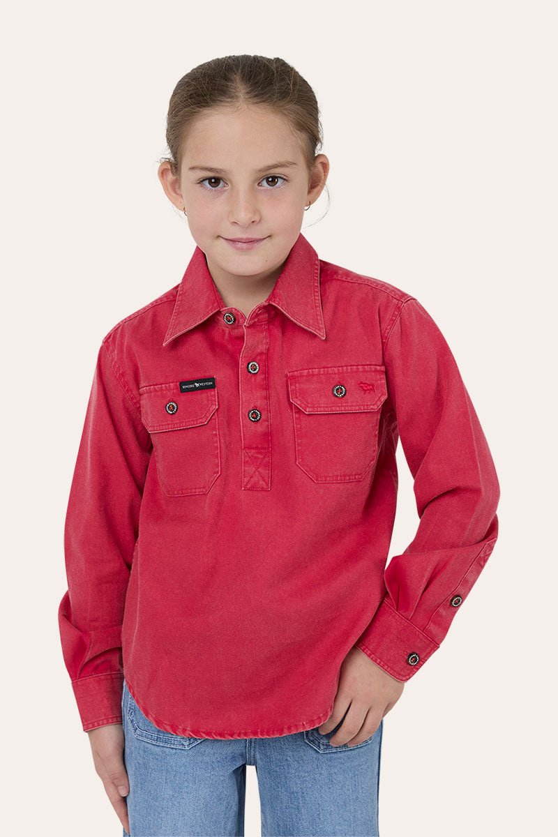 Ringers Western Unisex Kid's Ord River Rugged Work Shirt