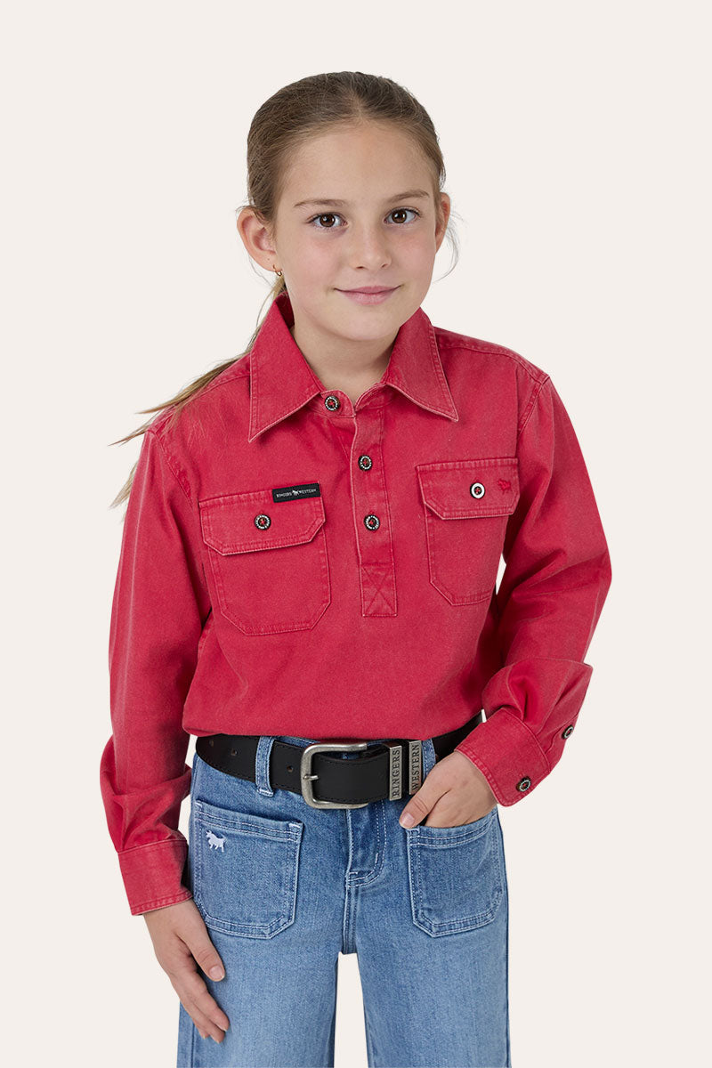 Ringers Western Unisex Kid's Ord River Rugged Work Shirt