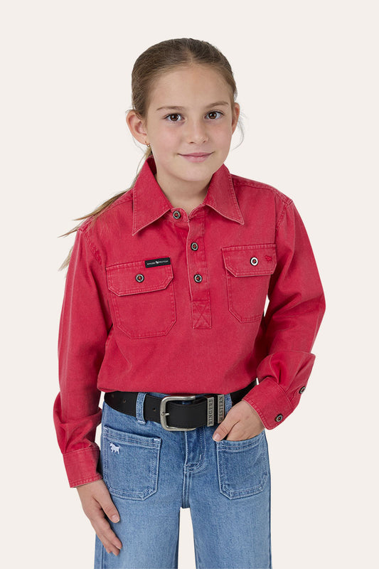 Ringers Western Unisex Kid's Ord River Rugged Work Shirt