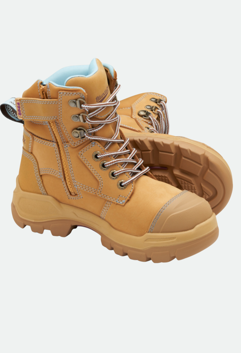 Blundstone 9960 PUR Safety 150mm Zip Lace Up Boot