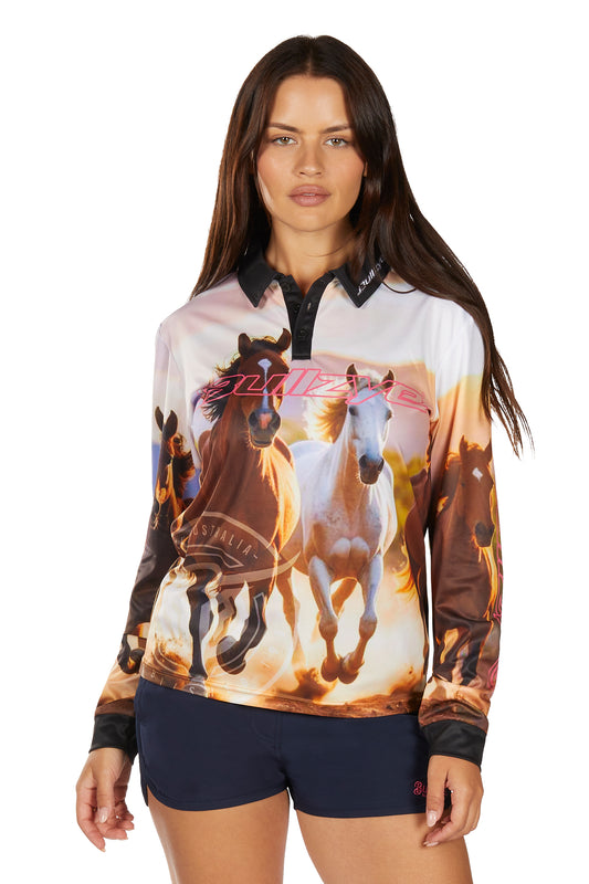 Bullzye Women’s Gallop Long Sleeve Tee