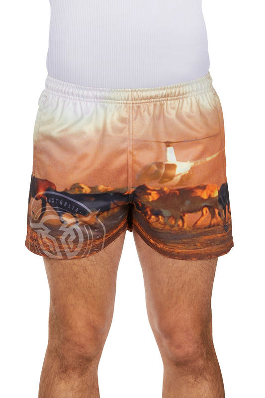 Bullzye Men’s Helicopter Sports Short