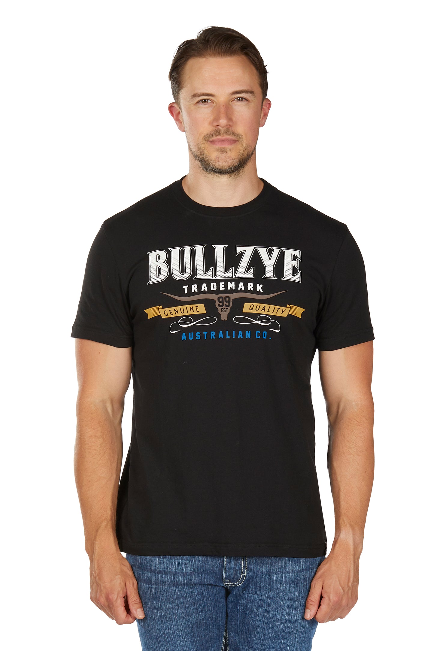 Bullzye Men’s Trademark Short Sleeve Tee
