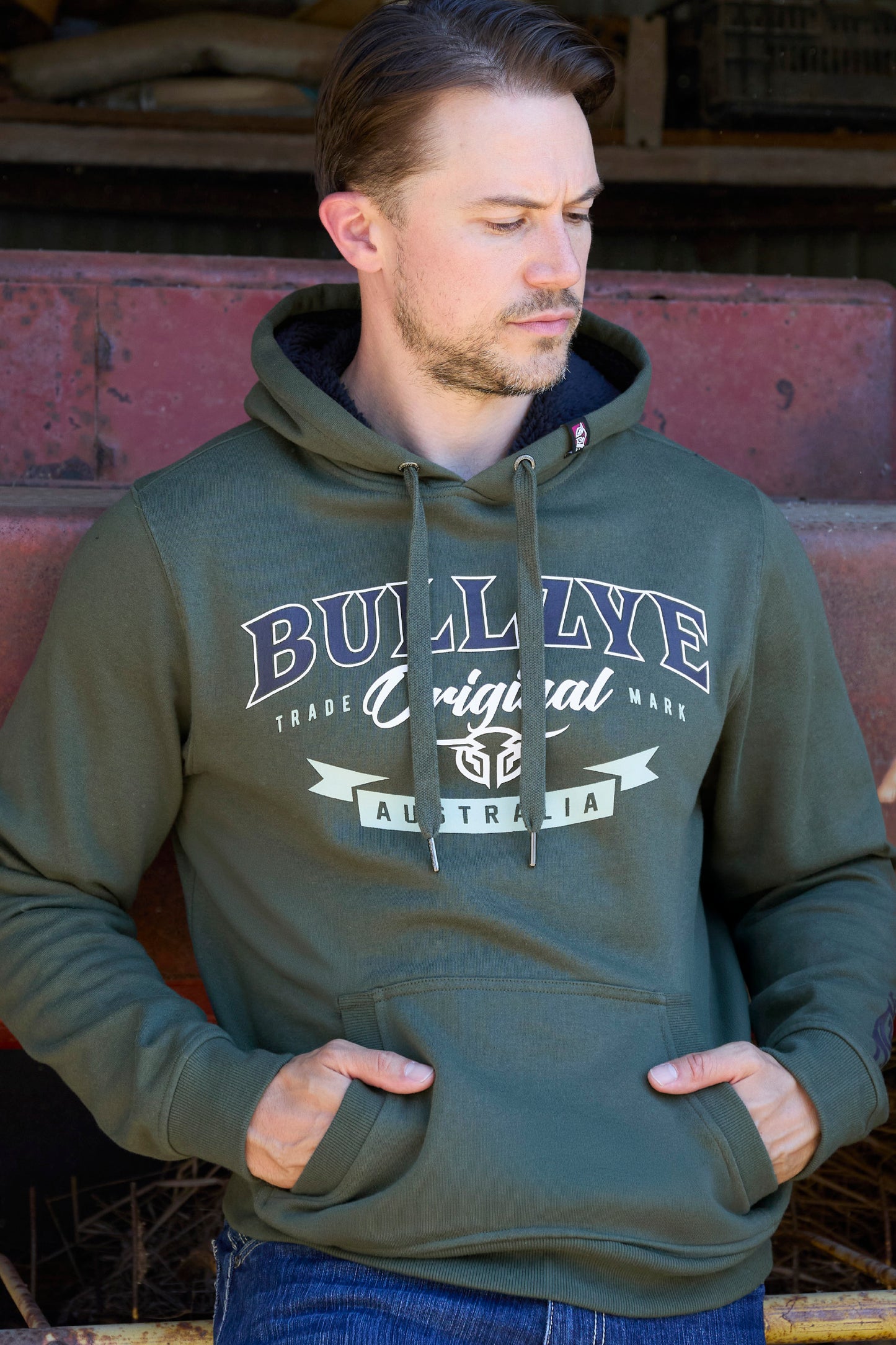 Bullzye Men’s Original Pullover Hoodie