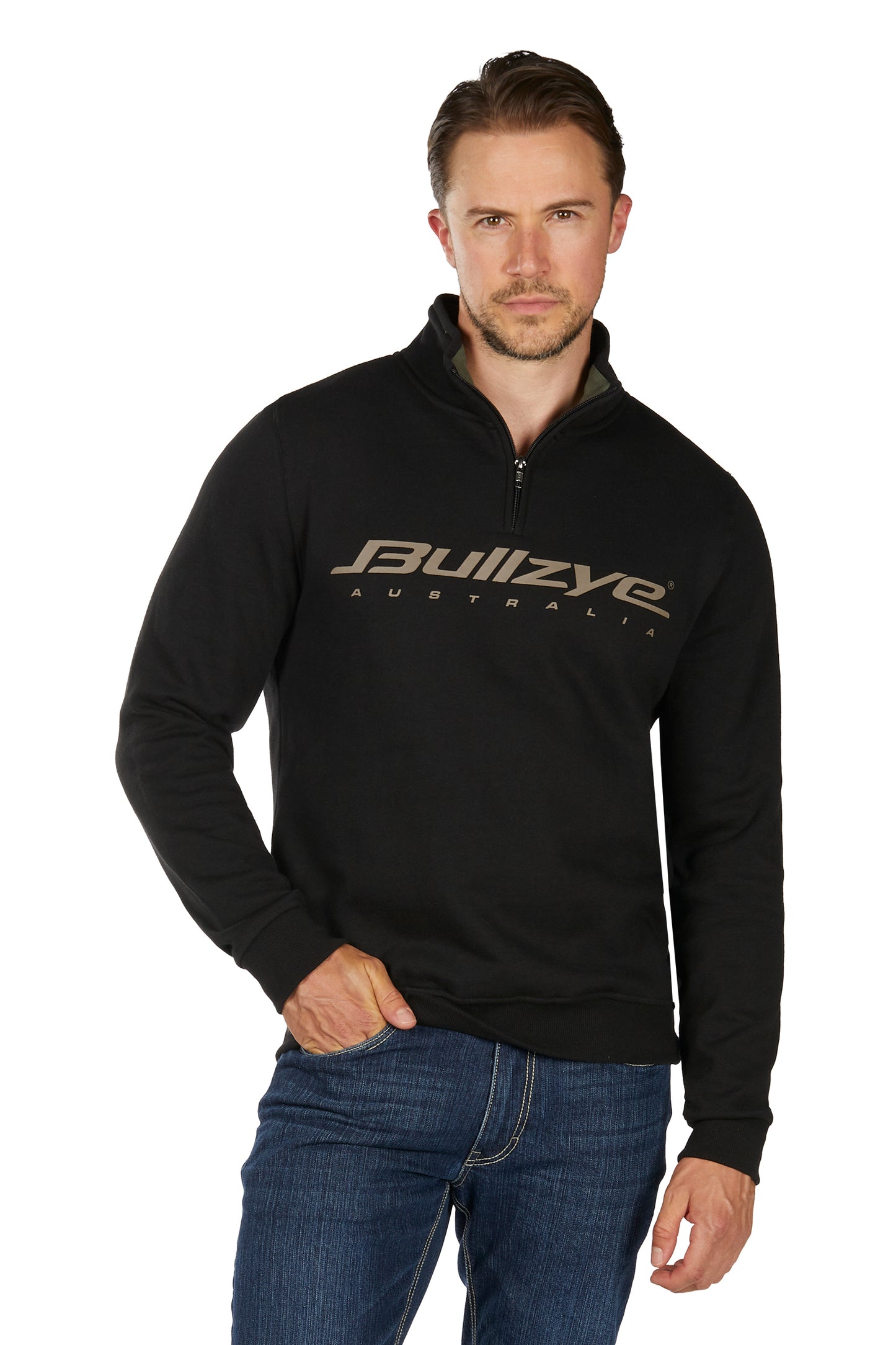 Bullzye Men’s BZ Logo 1/4 Zip Pullover