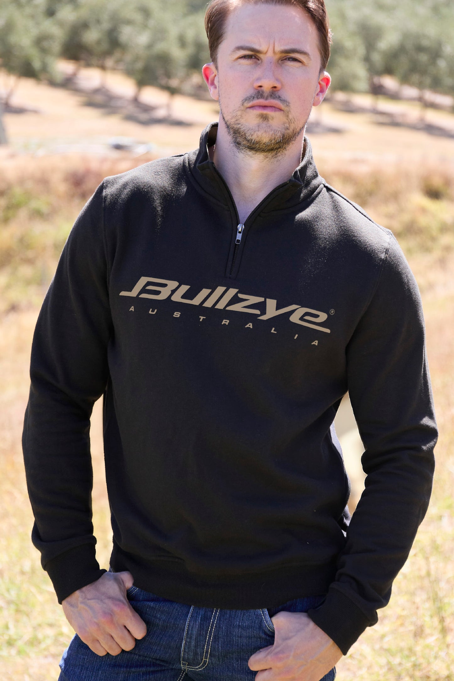 Bullzye Men’s BZ Logo 1/4 Zip Pullover