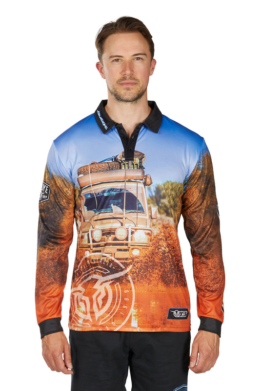 Bullzye Men’s Blazing Long Sleeve Tee