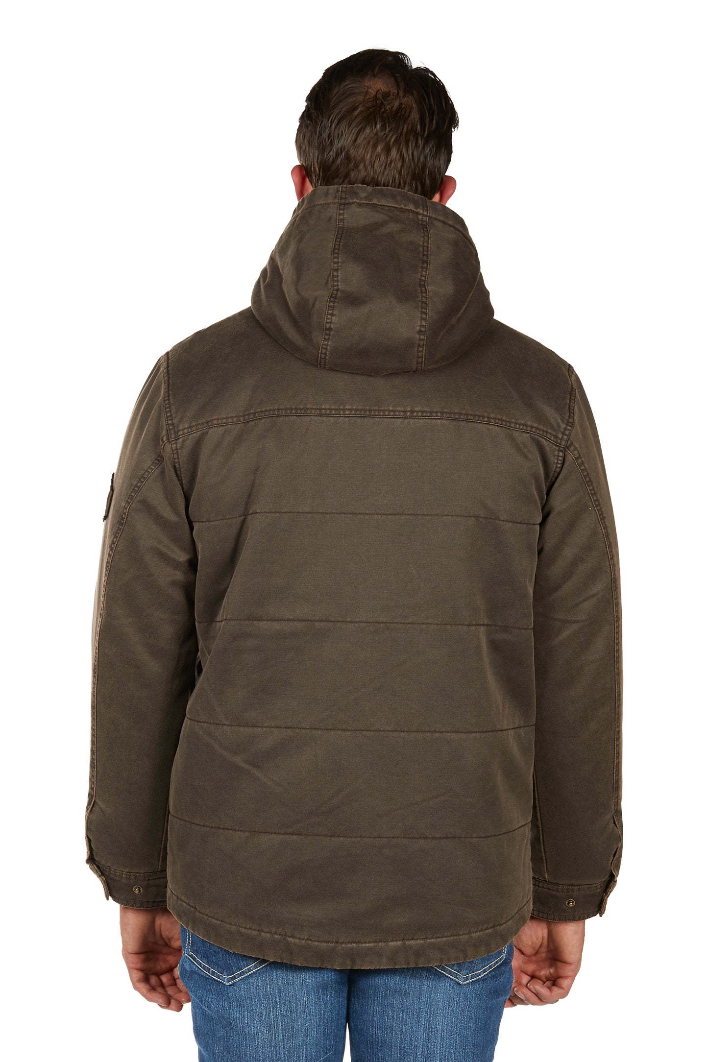 Bullzye Men’s Canon Faux Oilskin Jacket