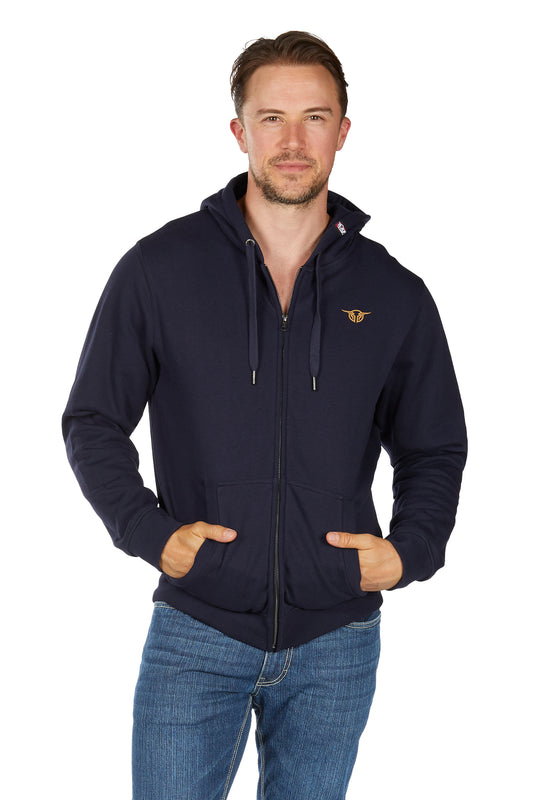 Bullzye Men’s Hardy Zip Through Hoodie