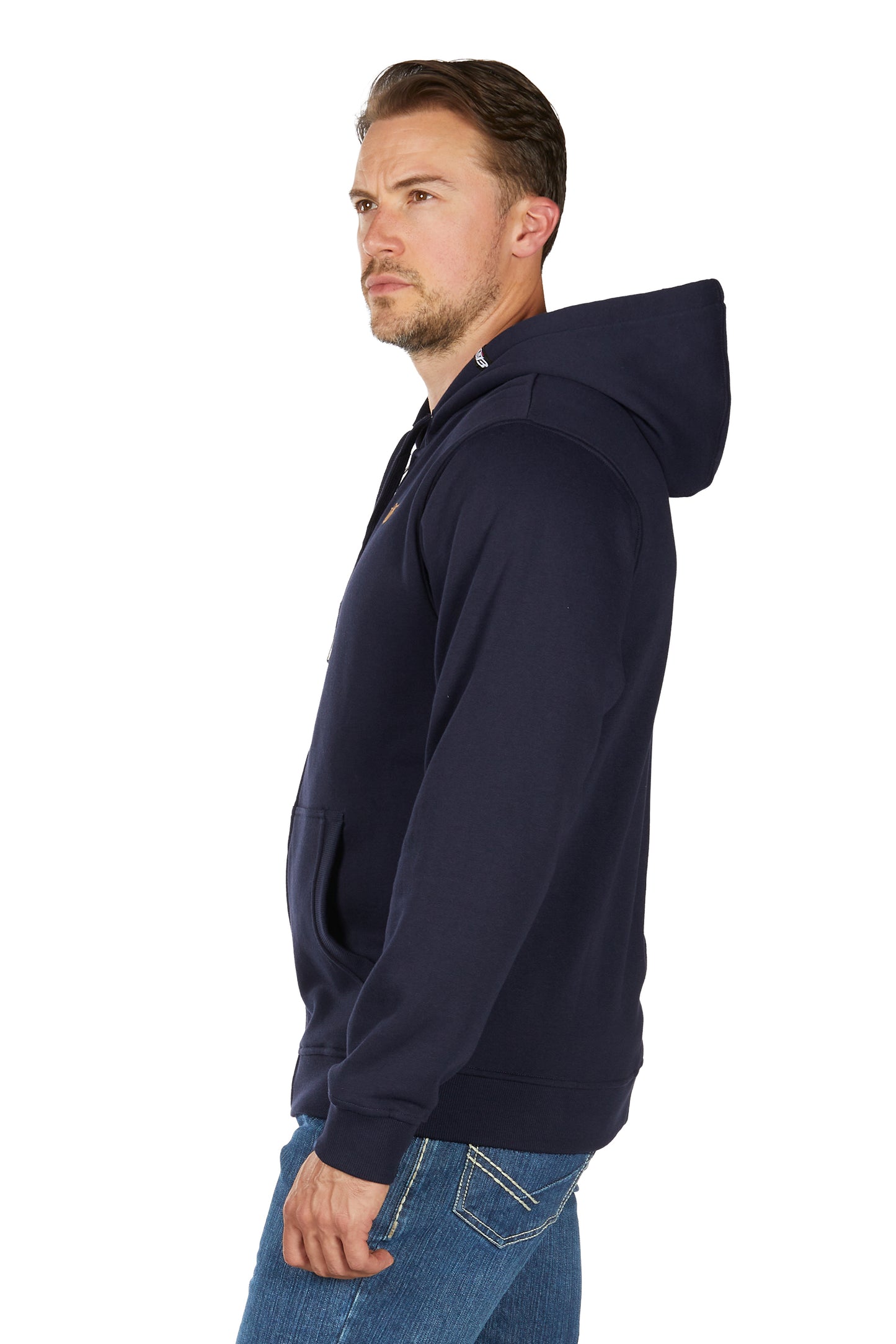 Bullzye Men’s Hardy Zip Through Hoodie