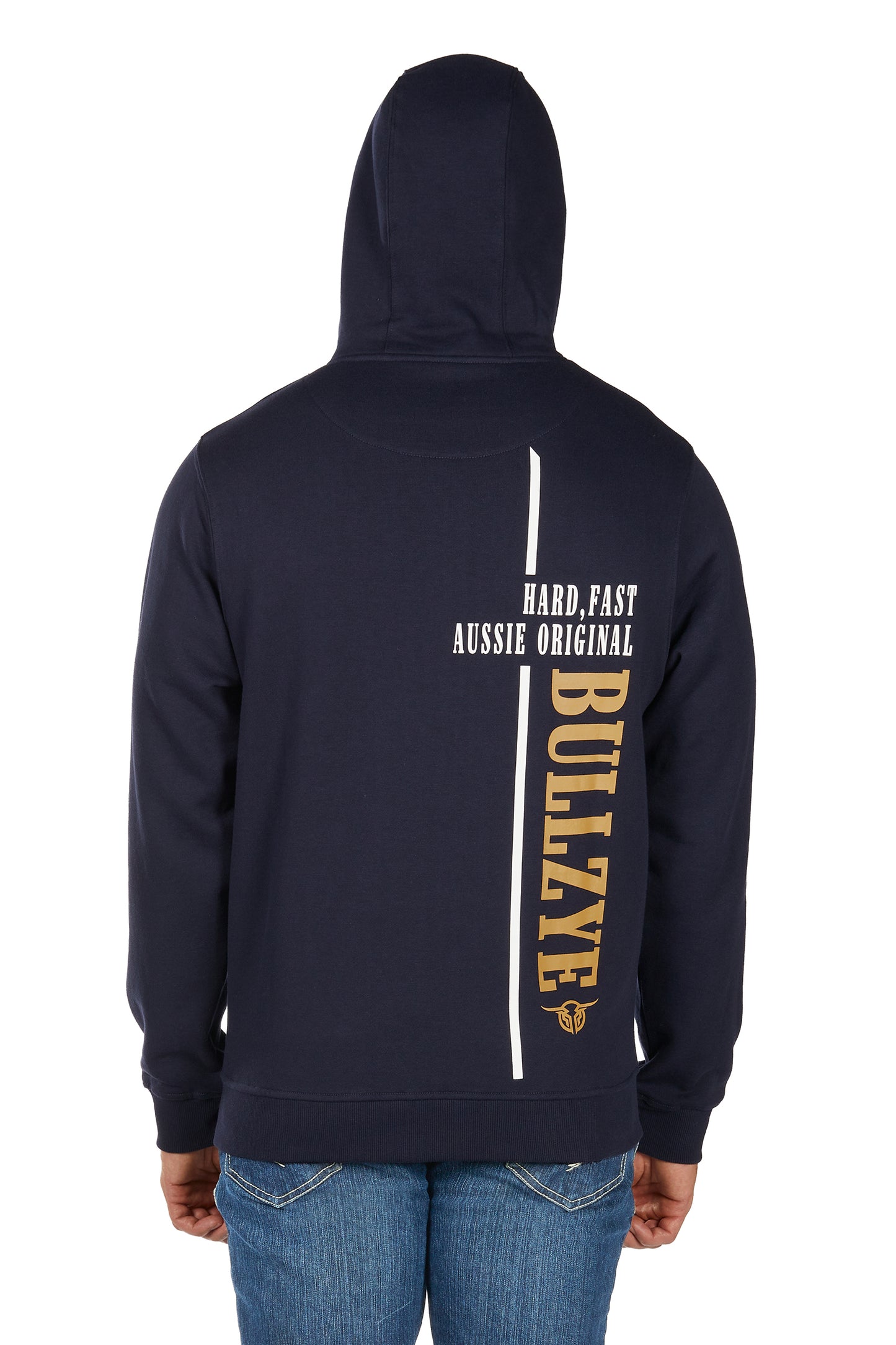 Bullzye Men’s Hardy Zip Through Hoodie